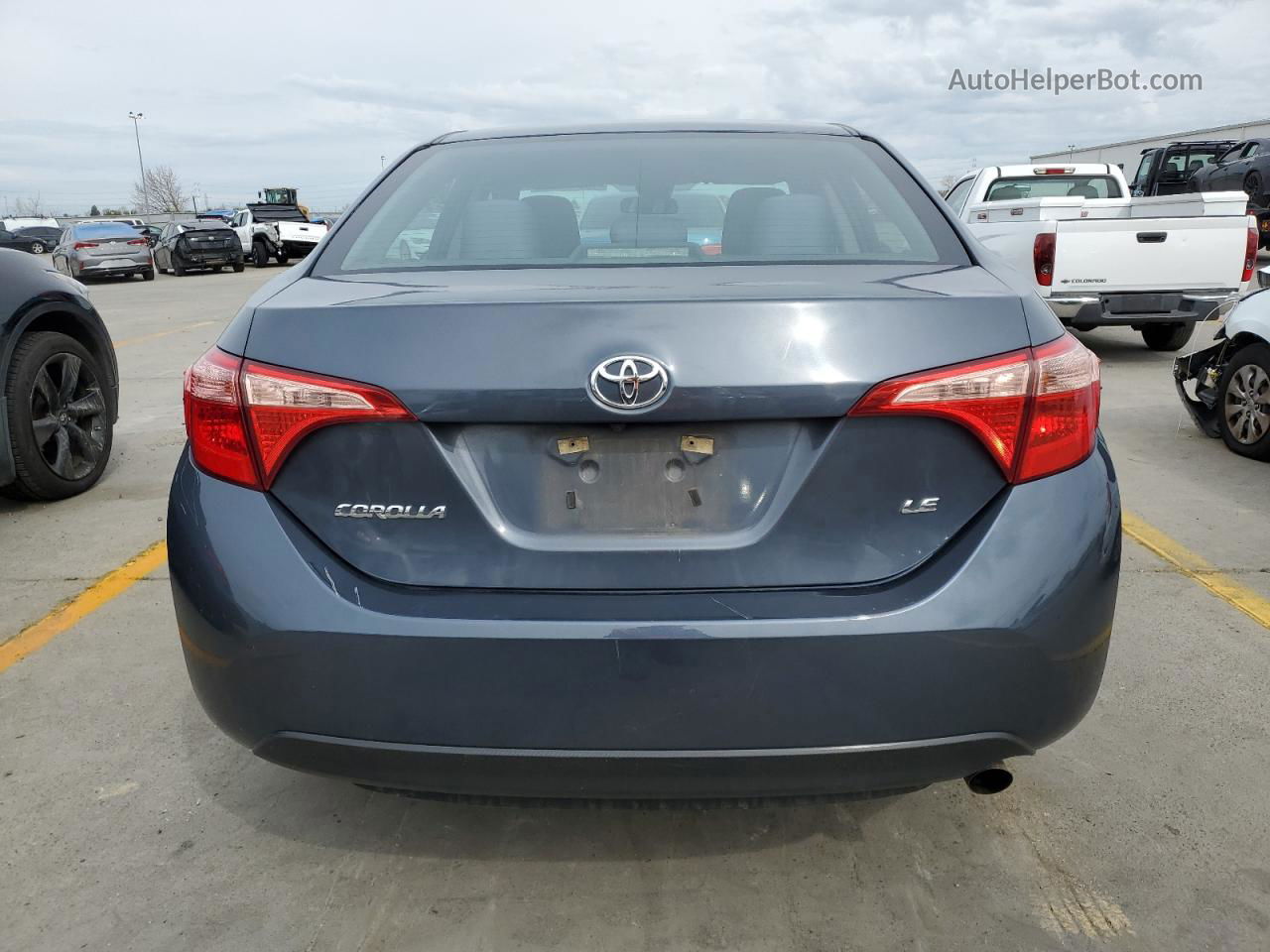 2019 Toyota Corolla L Charcoal vin: 5YFBURHE6KP868269