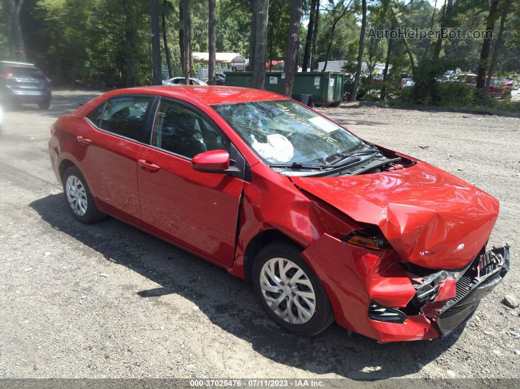 2019 Toyota Corolla L/le/se/xle/xse Burgundy vin: 5YFBURHE6KP872984