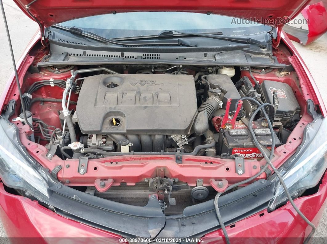 2019 Toyota Corolla Le Красный vin: 5YFBURHE6KP873164