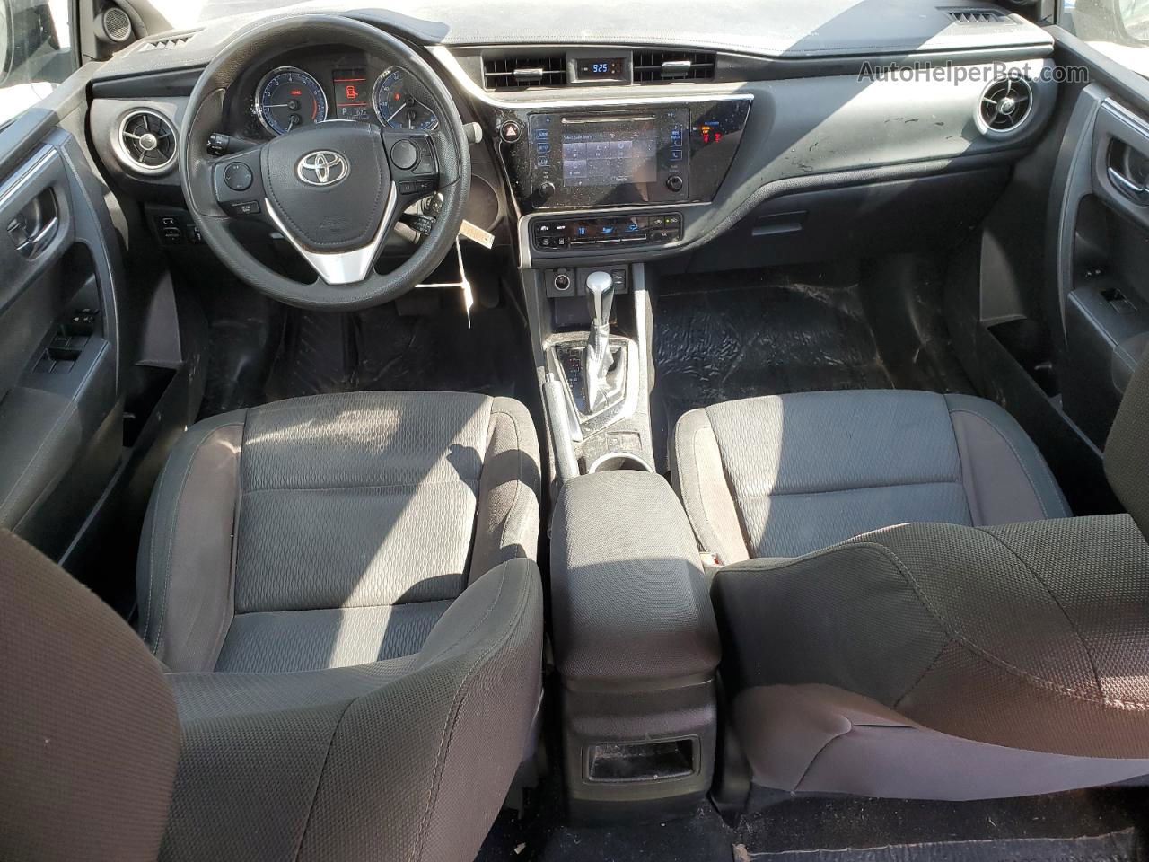 2019 Toyota Corolla L Black vin: 5YFBURHE6KP873715