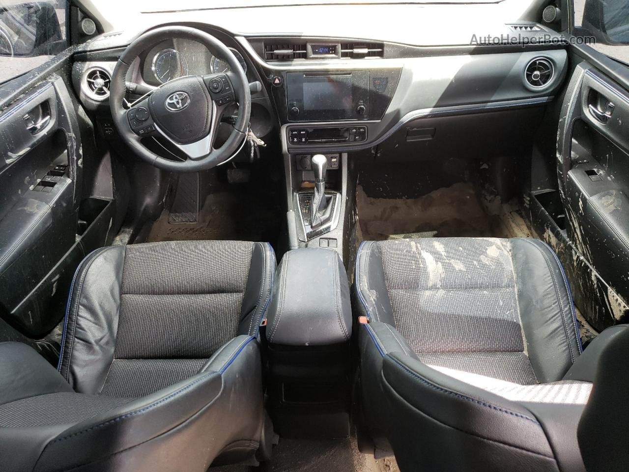 2019 Toyota Corolla L Синий vin: 5YFBURHE6KP883595