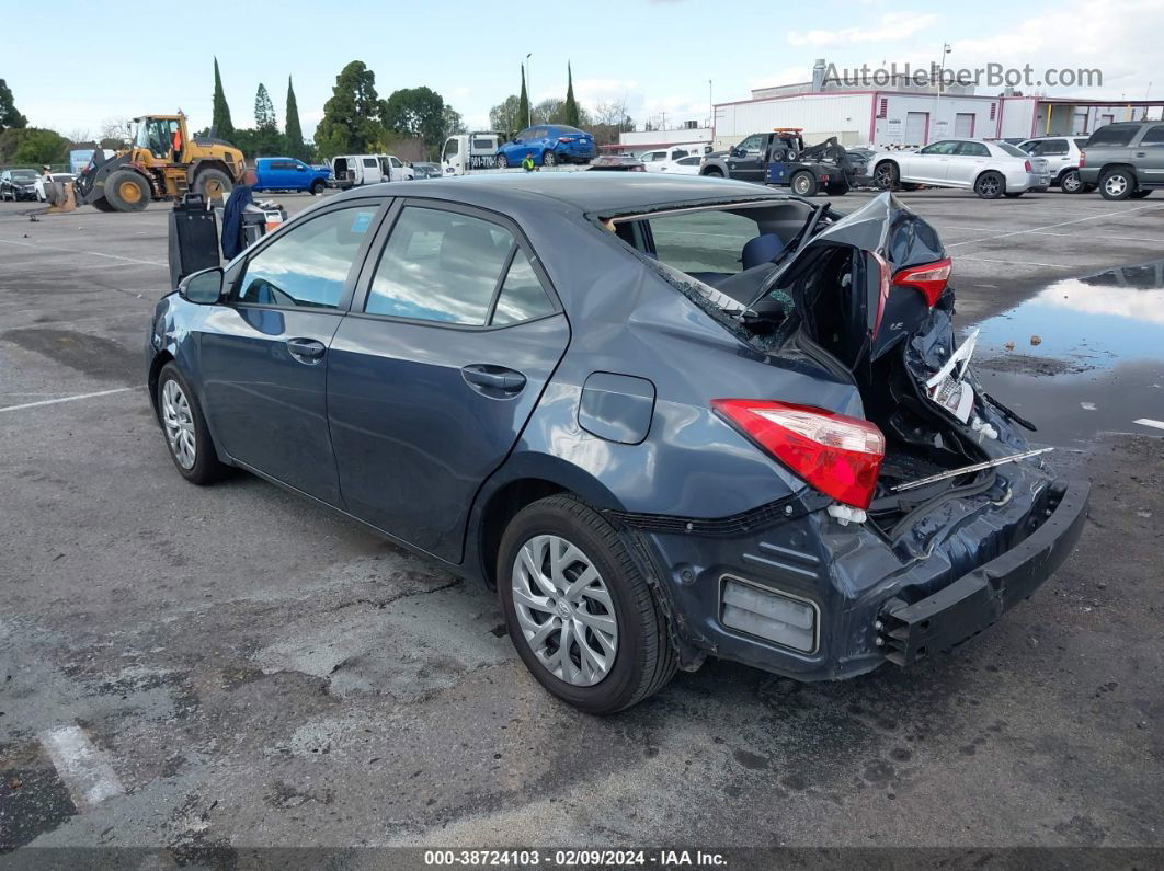 2019 Toyota Corolla Le Gray vin: 5YFBURHE6KP894550