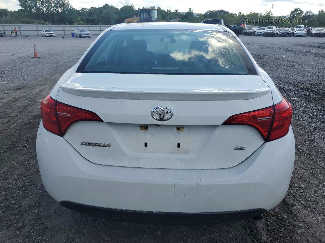 2019 Toyota Corolla L White vin: 5YFBURHE6KP897111