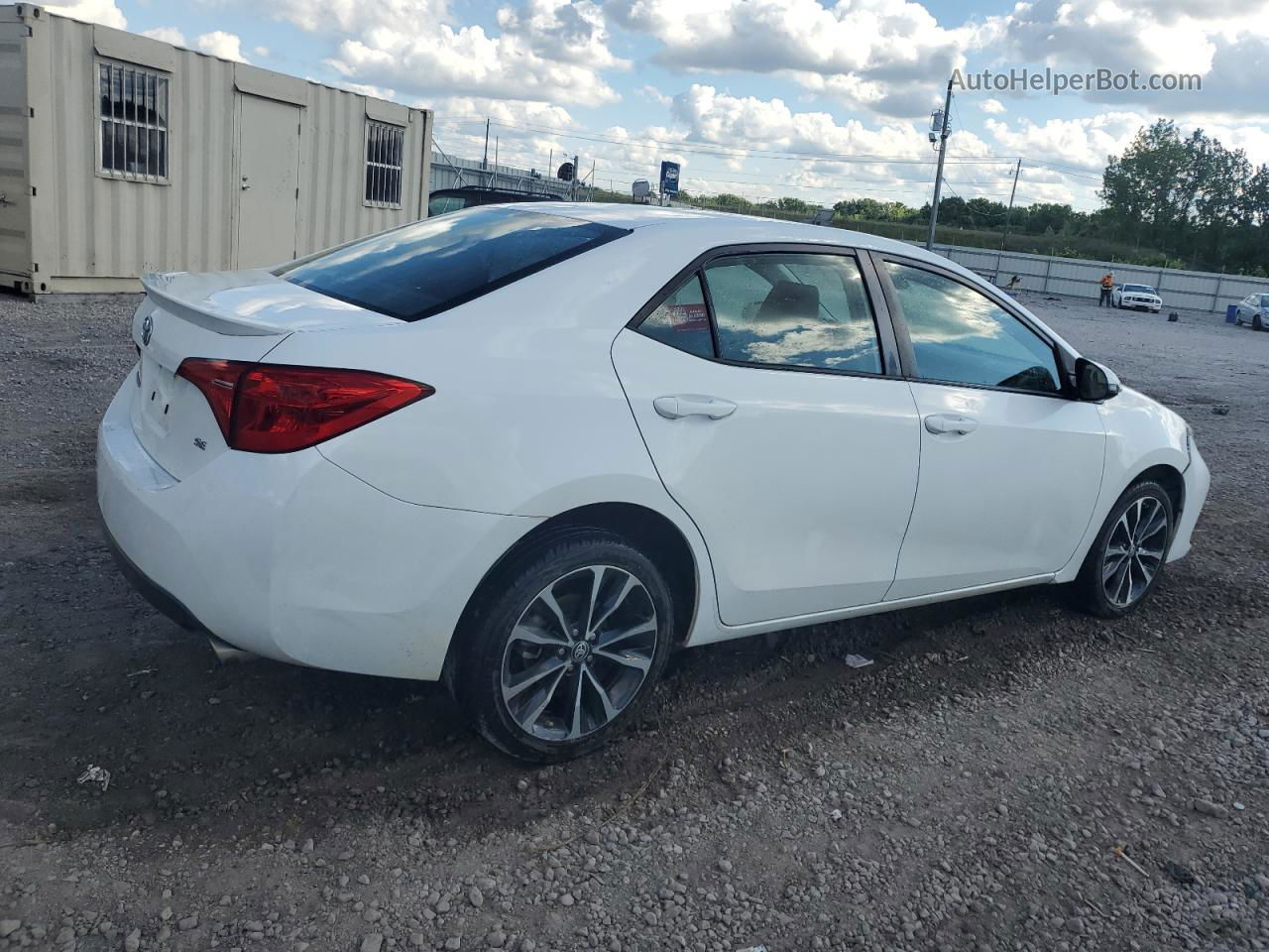 2019 Toyota Corolla L White vin: 5YFBURHE6KP897111