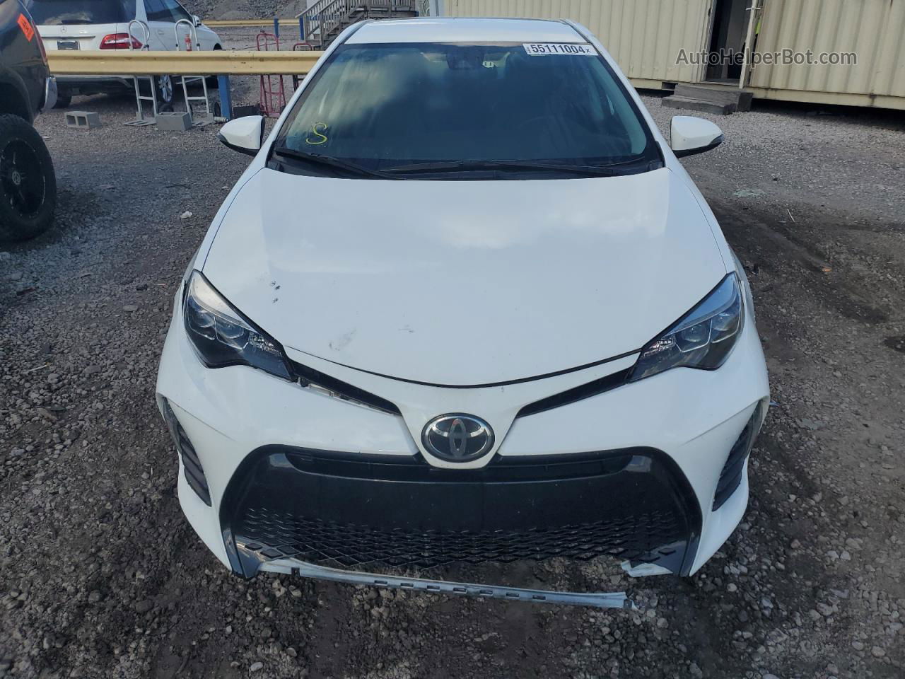 2019 Toyota Corolla L White vin: 5YFBURHE6KP897111