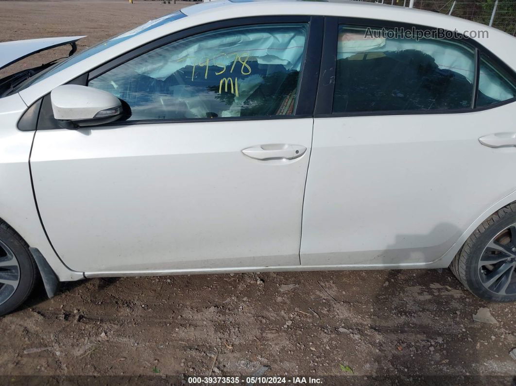 2019 Toyota Corolla Xse White vin: 5YFBURHE6KP914327