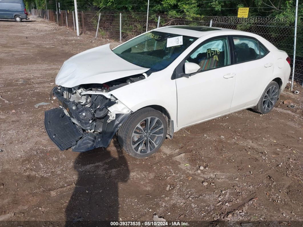 2019 Toyota Corolla Xse White vin: 5YFBURHE6KP914327