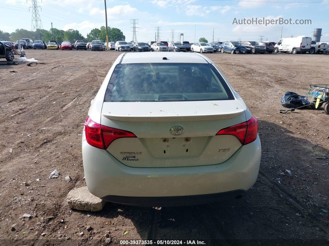 2019 Toyota Corolla Xse White vin: 5YFBURHE6KP914327