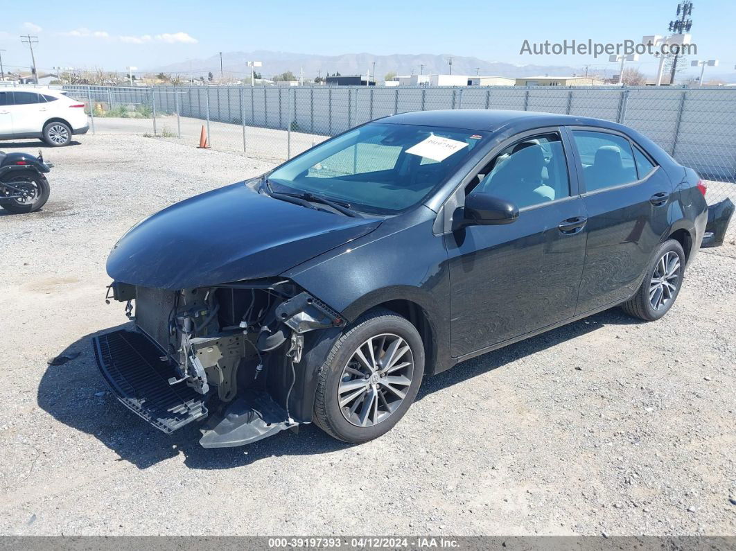 2019 Toyota Corolla Le Black vin: 5YFBURHE6KP914716