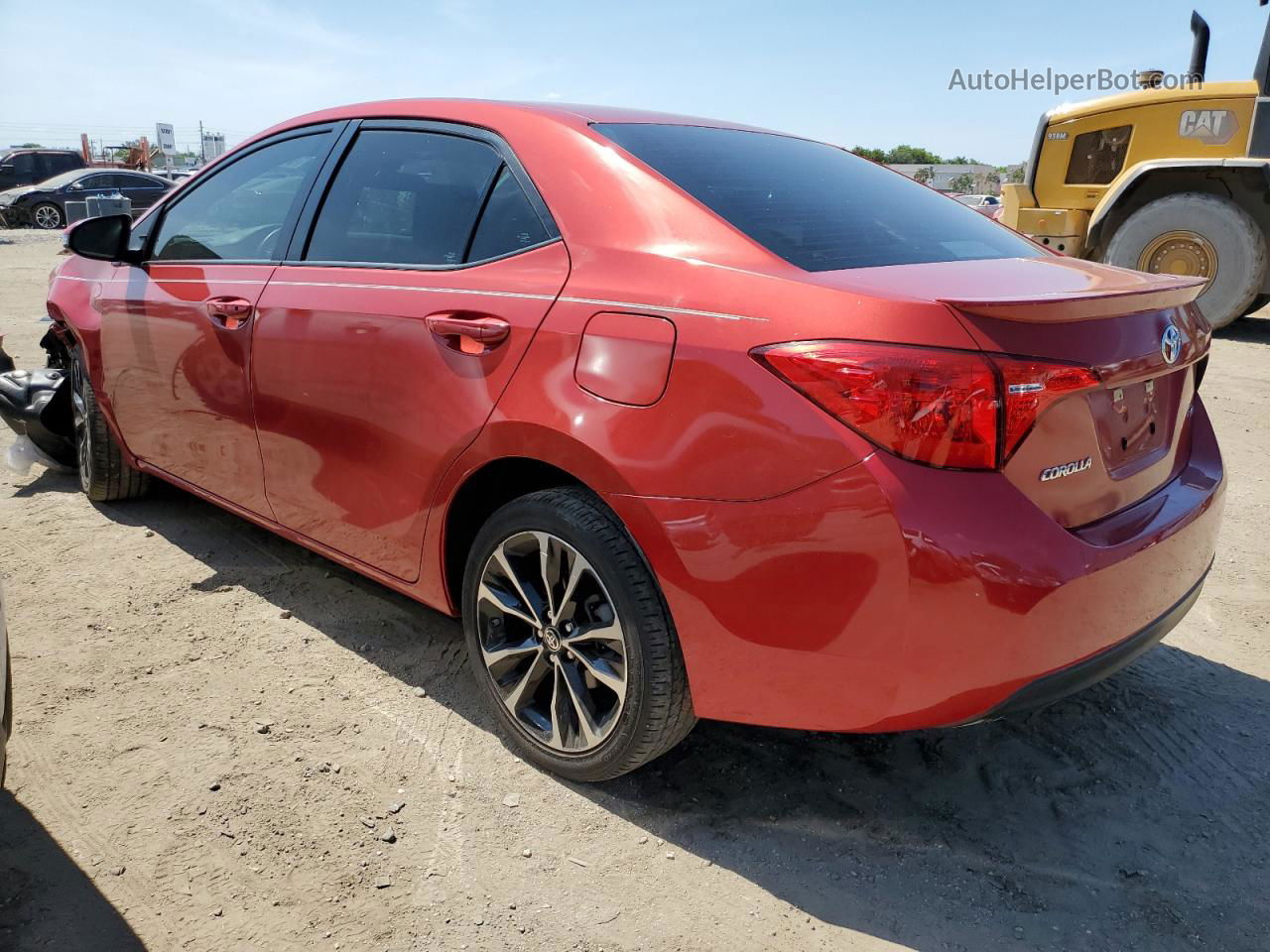 2019 Toyota Corolla L Red vin: 5YFBURHE6KP917146