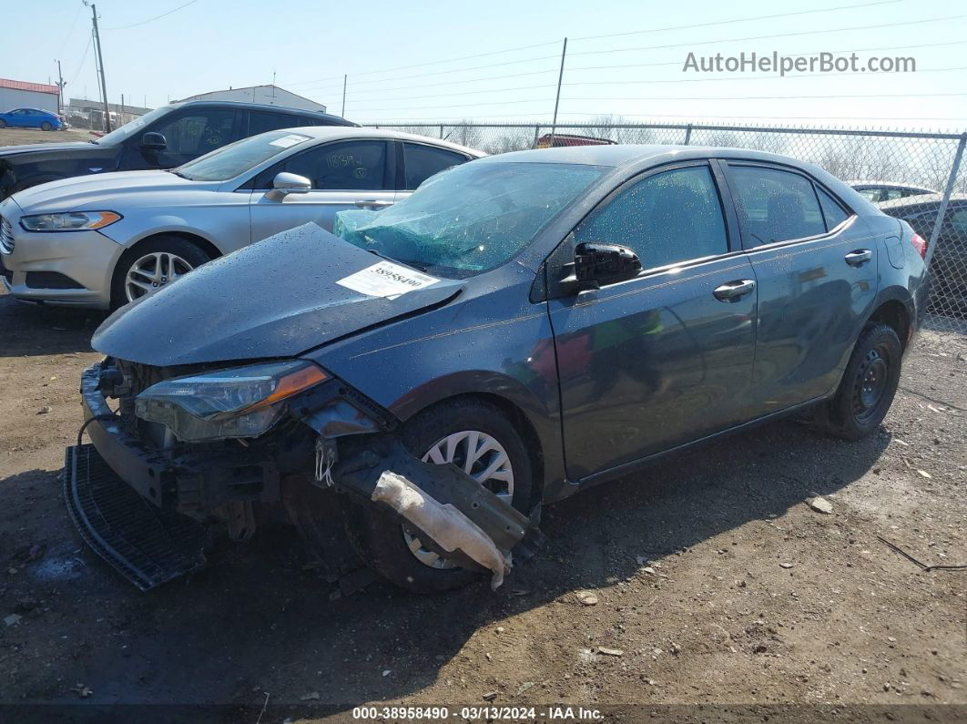 2019 Toyota Corolla Le Gray vin: 5YFBURHE6KP921519