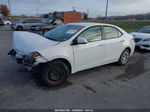 2019 Toyota Corolla Le White vin: 5YFBURHE6KP934402