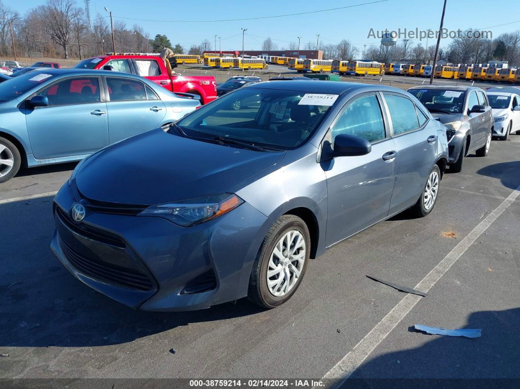 2019 Toyota Corolla Le Gray vin: 5YFBURHE6KP939602