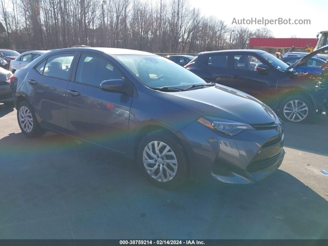 2019 Toyota Corolla Le Gray vin: 5YFBURHE6KP939602