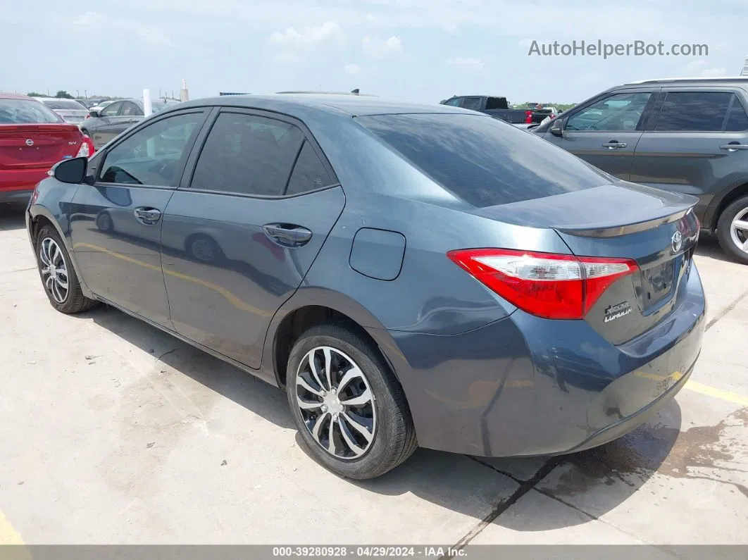 2014 Toyota Corolla S Gray vin: 5YFBURHE7EP020194