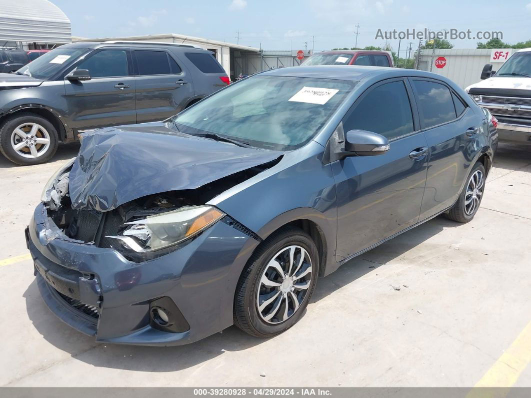 2014 Toyota Corolla S Gray vin: 5YFBURHE7EP020194