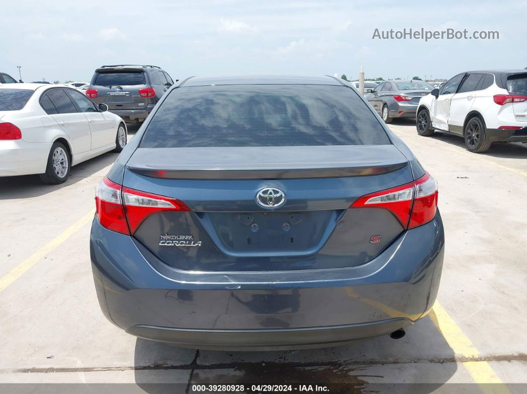 2014 Toyota Corolla S Gray vin: 5YFBURHE7EP020194