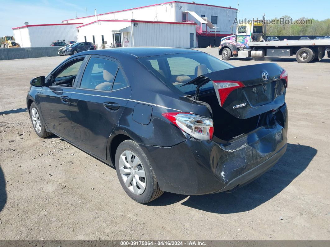 2014 Toyota Corolla Le Black vin: 5YFBURHE7EP117797