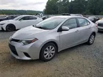 2014 Toyota Corolla L Silver vin: 5YFBURHE7EP145065