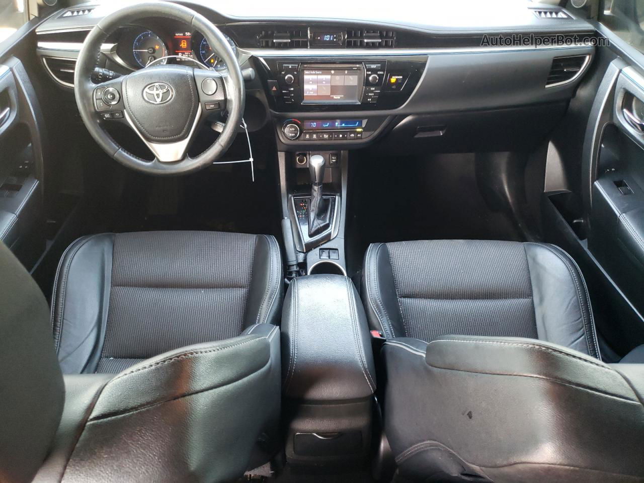 2014 Toyota Corolla L Серебряный vin: 5YFBURHE7EP166594