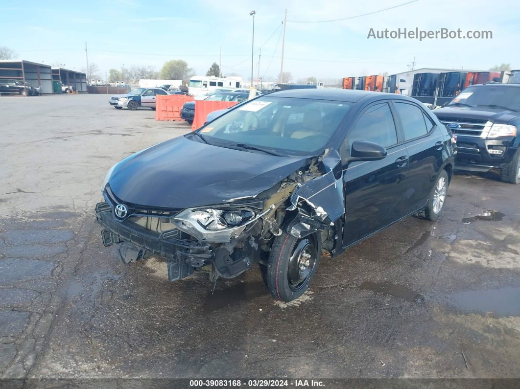 2014 Toyota Corolla Le Plus Black vin: 5YFBURHE7EP174243