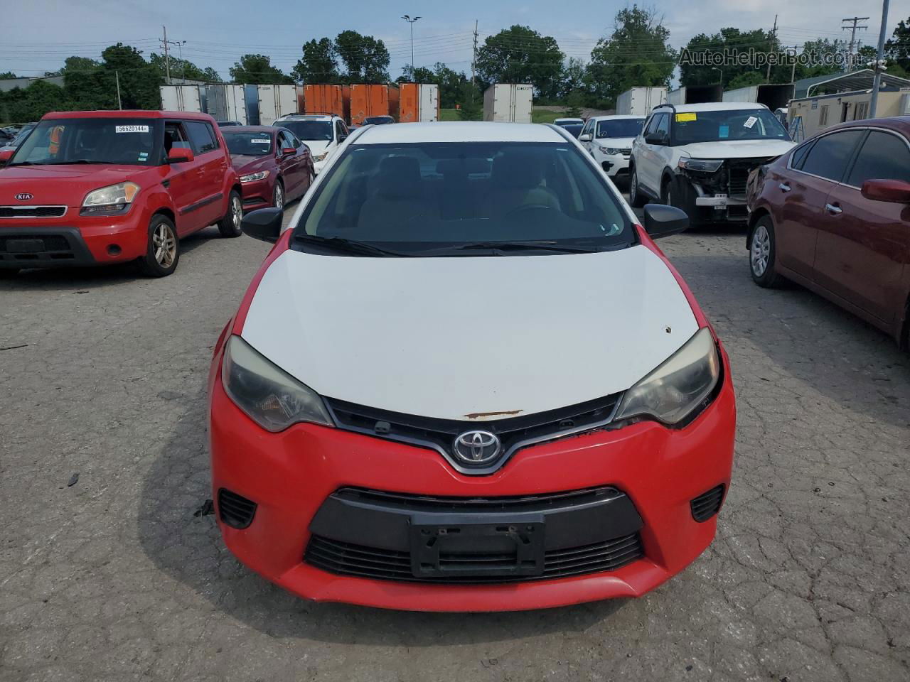 2015 Toyota Corolla L Two Tone vin: 5YFBURHE7FP183896