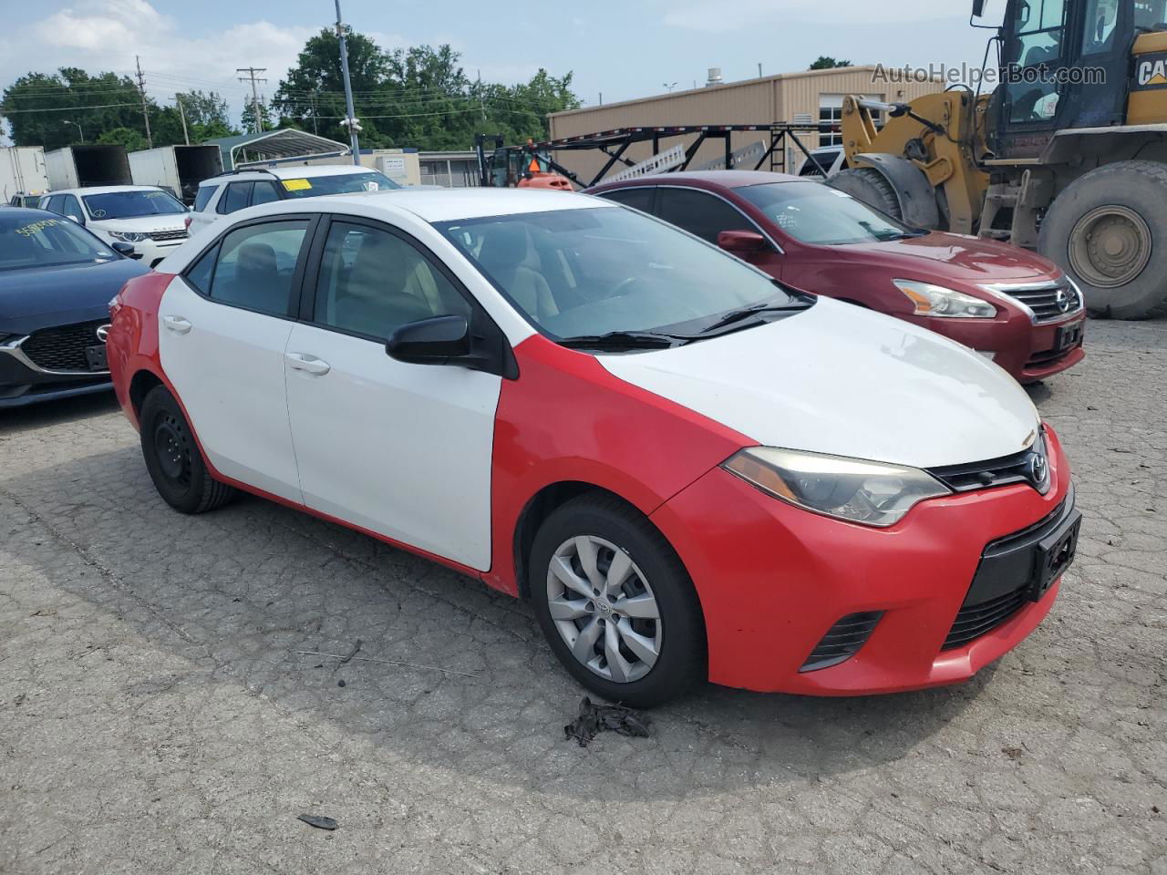 2015 Toyota Corolla L Two Tone vin: 5YFBURHE7FP183896