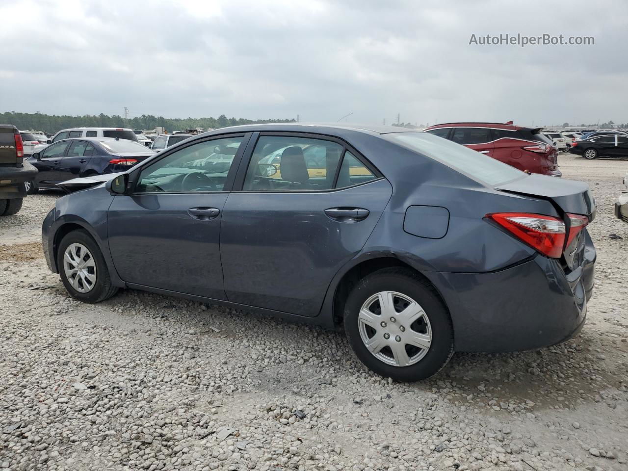 2015 Toyota Corolla L Угольный vin: 5YFBURHE7FP200471