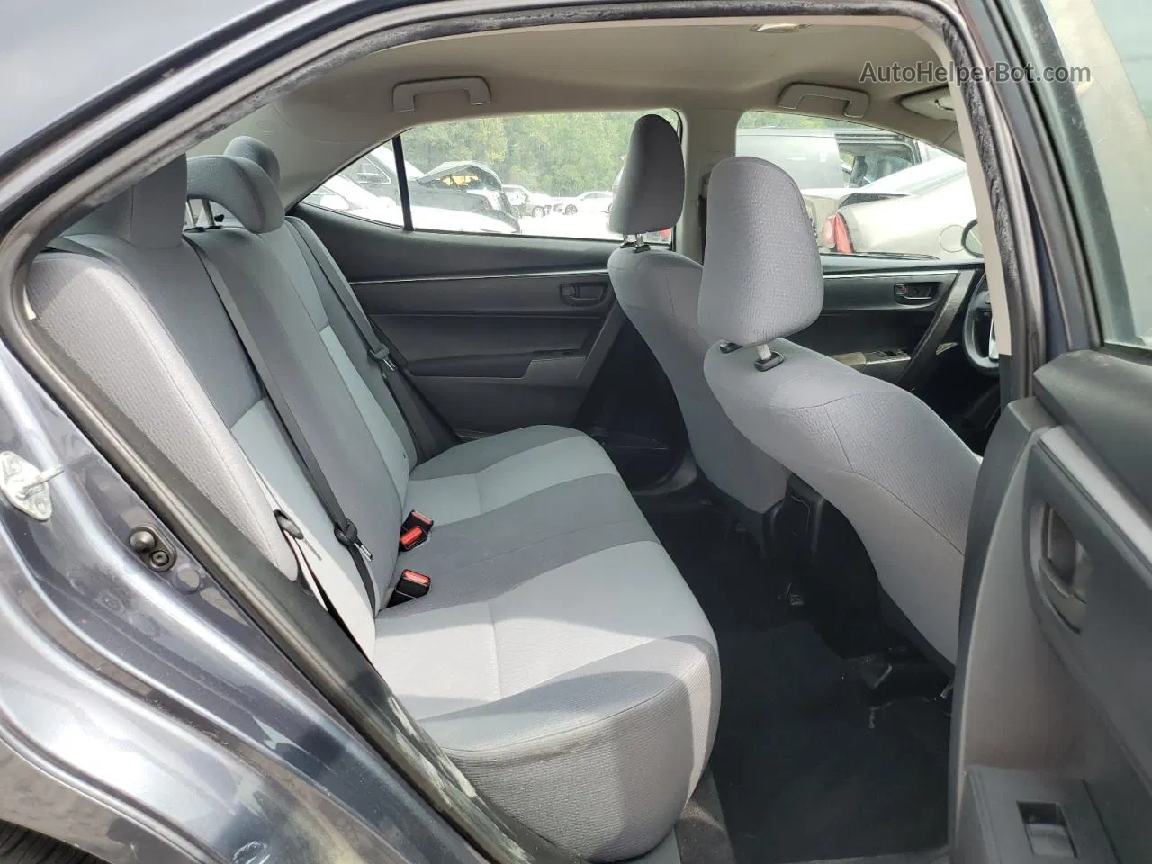 2015 Toyota Corolla L Charcoal vin: 5YFBURHE7FP200471