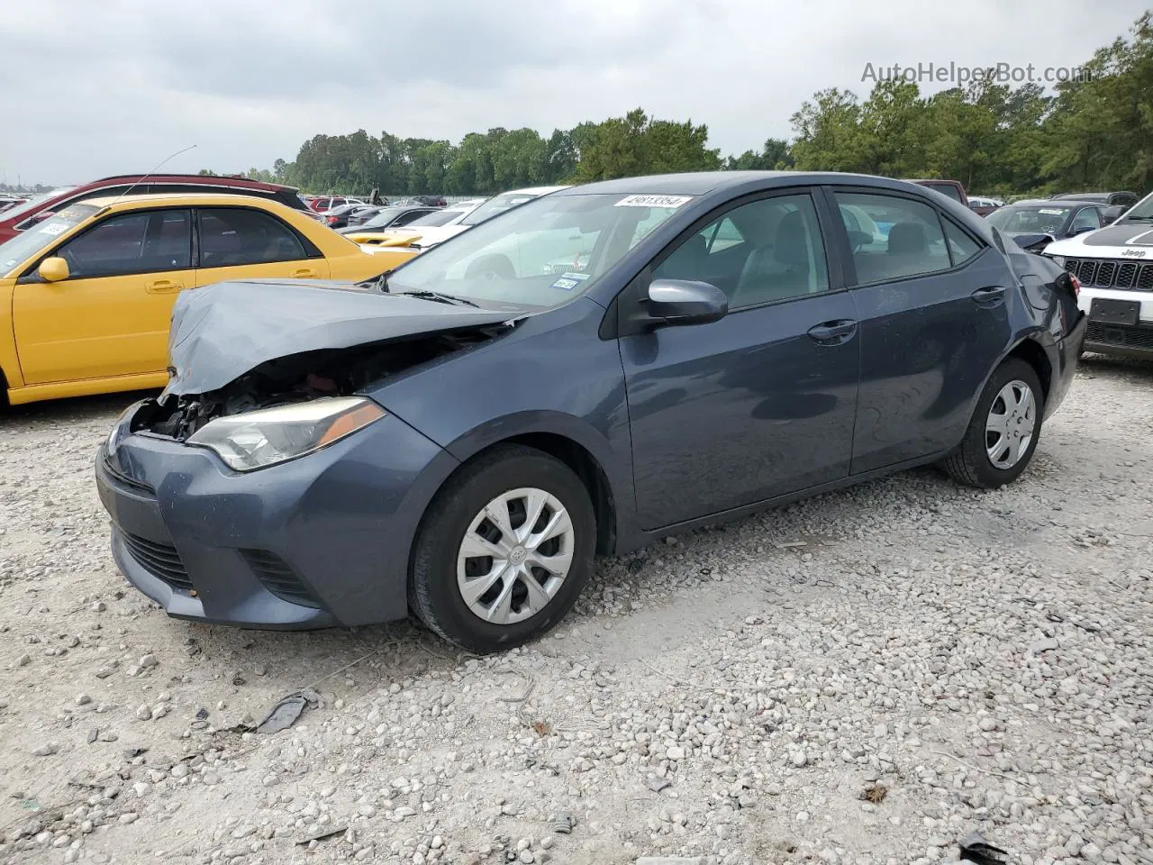 2015 Toyota Corolla L Charcoal vin: 5YFBURHE7FP200471