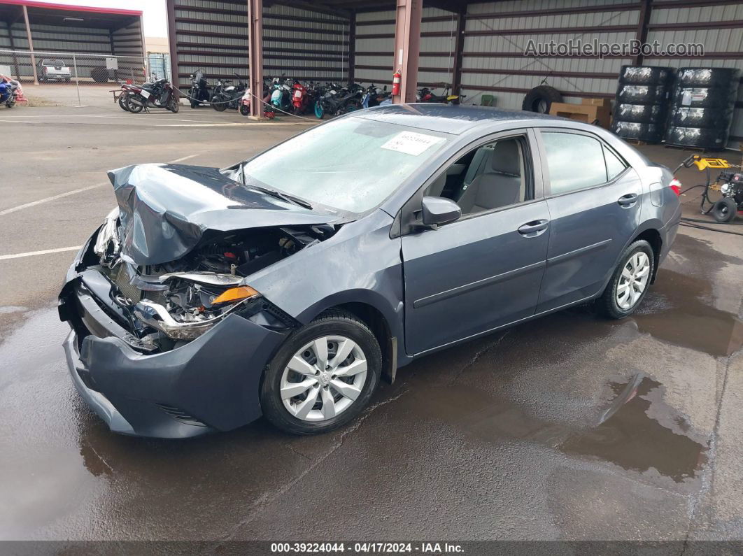 2015 Toyota Corolla   Gray vin: 5YFBURHE7FP203564