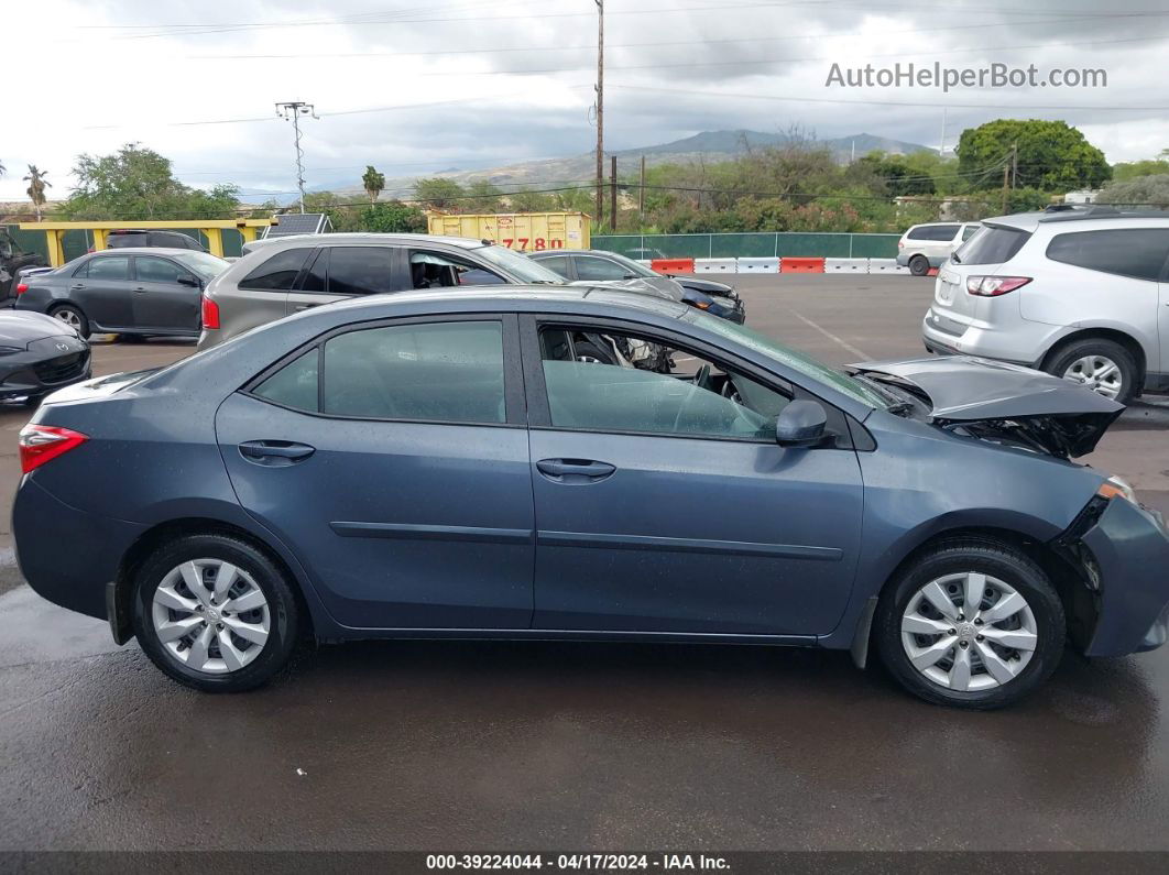 2015 Toyota Corolla   Gray vin: 5YFBURHE7FP203564