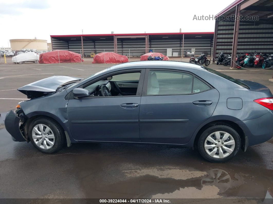 2015 Toyota Corolla   Gray vin: 5YFBURHE7FP203564