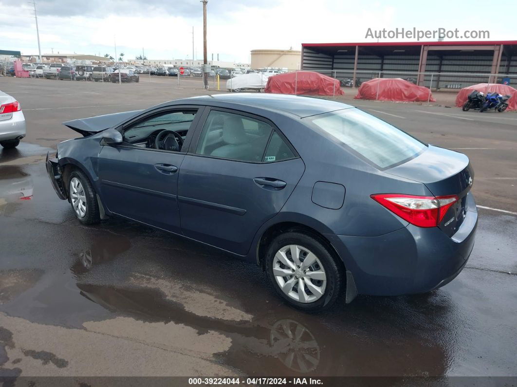 2015 Toyota Corolla   Gray vin: 5YFBURHE7FP203564