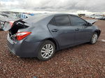 2015 Toyota Corolla L Gray vin: 5YFBURHE7FP219893