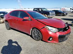 2015 Toyota Corolla L Red vin: 5YFBURHE7FP221613