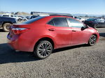 2015 Toyota Corolla L Red vin: 5YFBURHE7FP221613