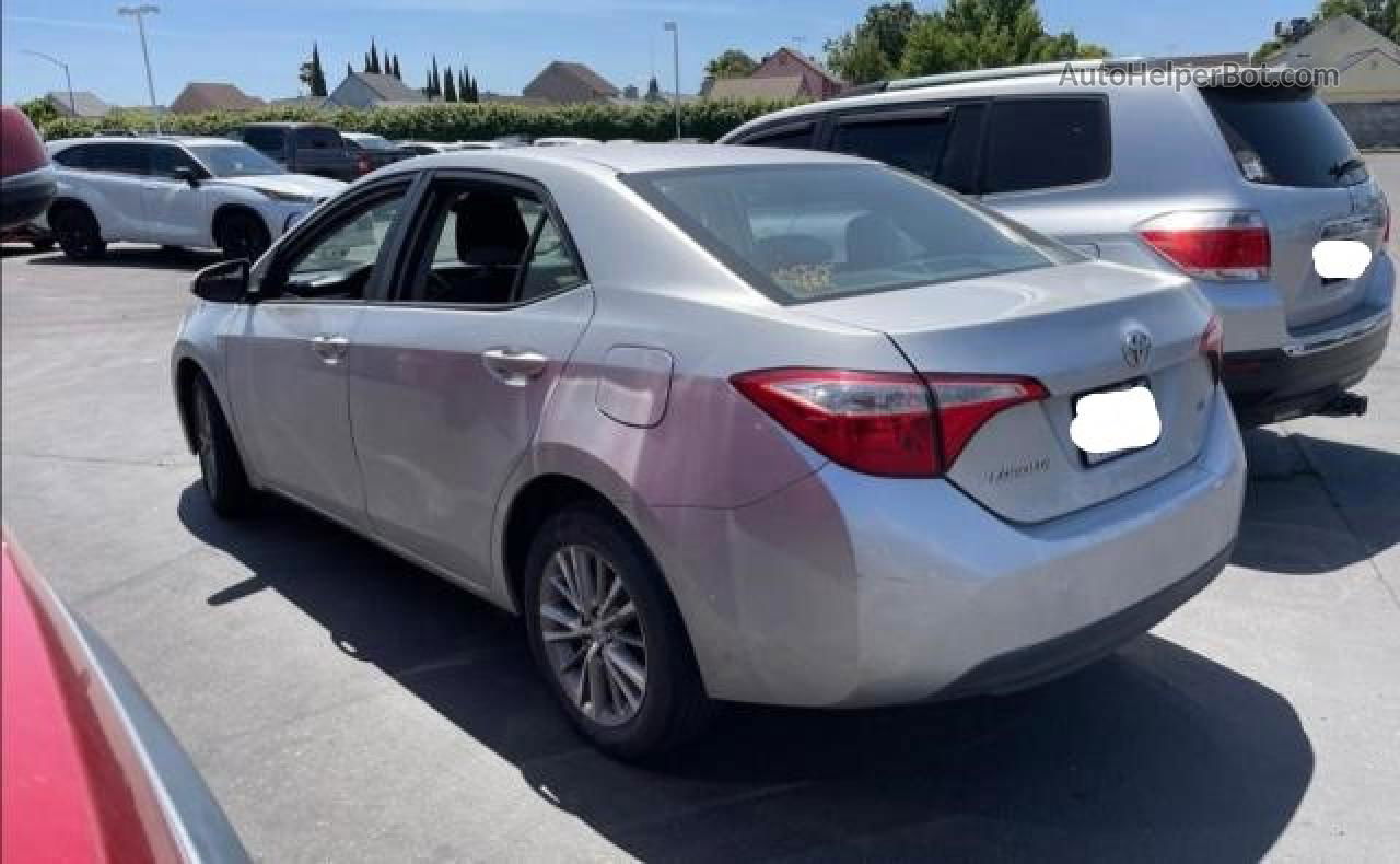 2015 Toyota Corolla L Silver vin: 5YFBURHE7FP227198