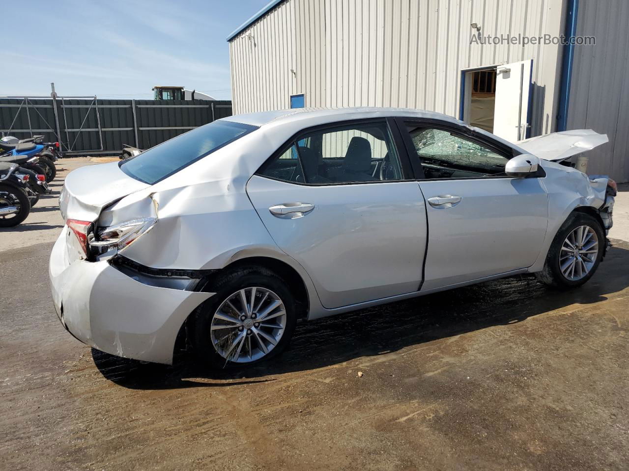 2015 Toyota Corolla L Silver vin: 5YFBURHE7FP247032