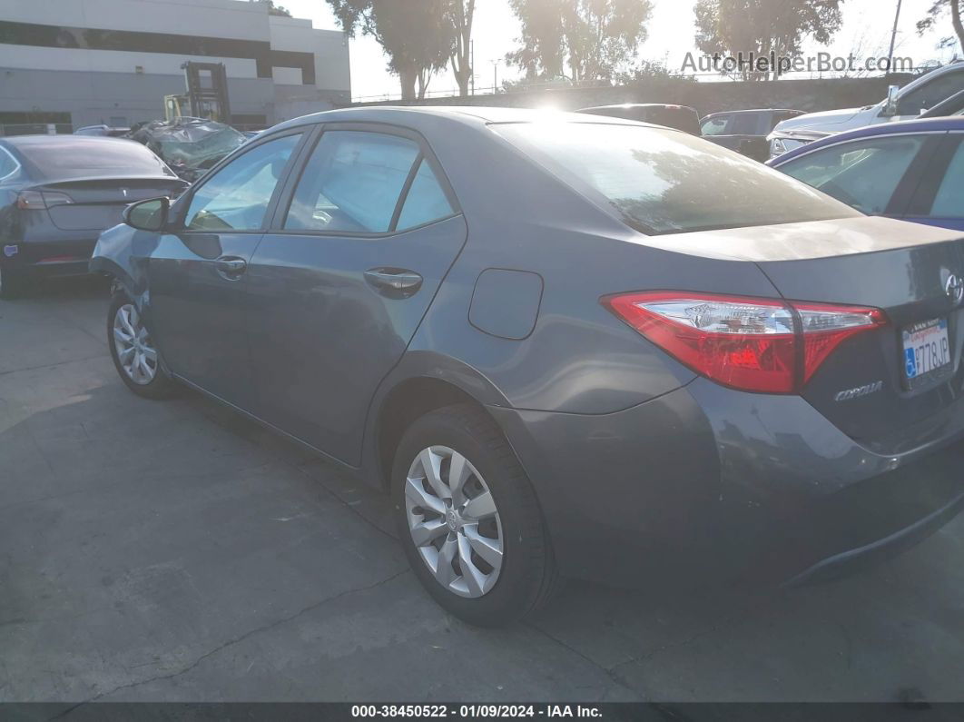 2015 Toyota Corolla Le Gray vin: 5YFBURHE7FP251291