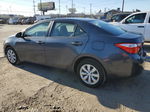 2015 Toyota Corolla L Gray vin: 5YFBURHE7FP251291