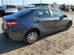 2015 Toyota Corolla L Gray vin: 5YFBURHE7FP251291