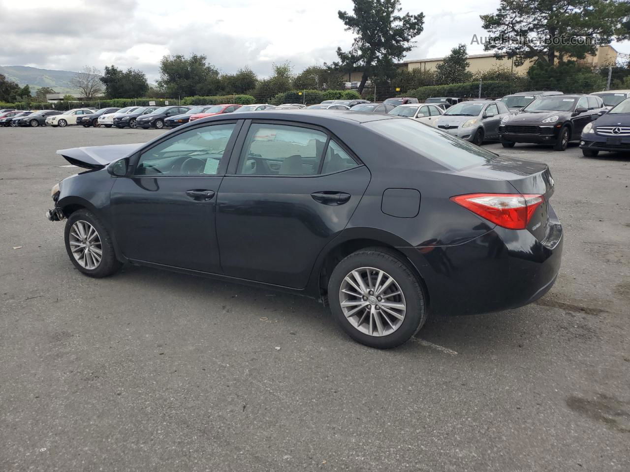 2015 Toyota Corolla L Черный vin: 5YFBURHE7FP279480