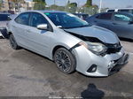 2015 Toyota Corolla S Plus Silver vin: 5YFBURHE7FP305575