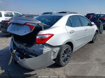 2015 Toyota Corolla S Plus Silver vin: 5YFBURHE7FP305575