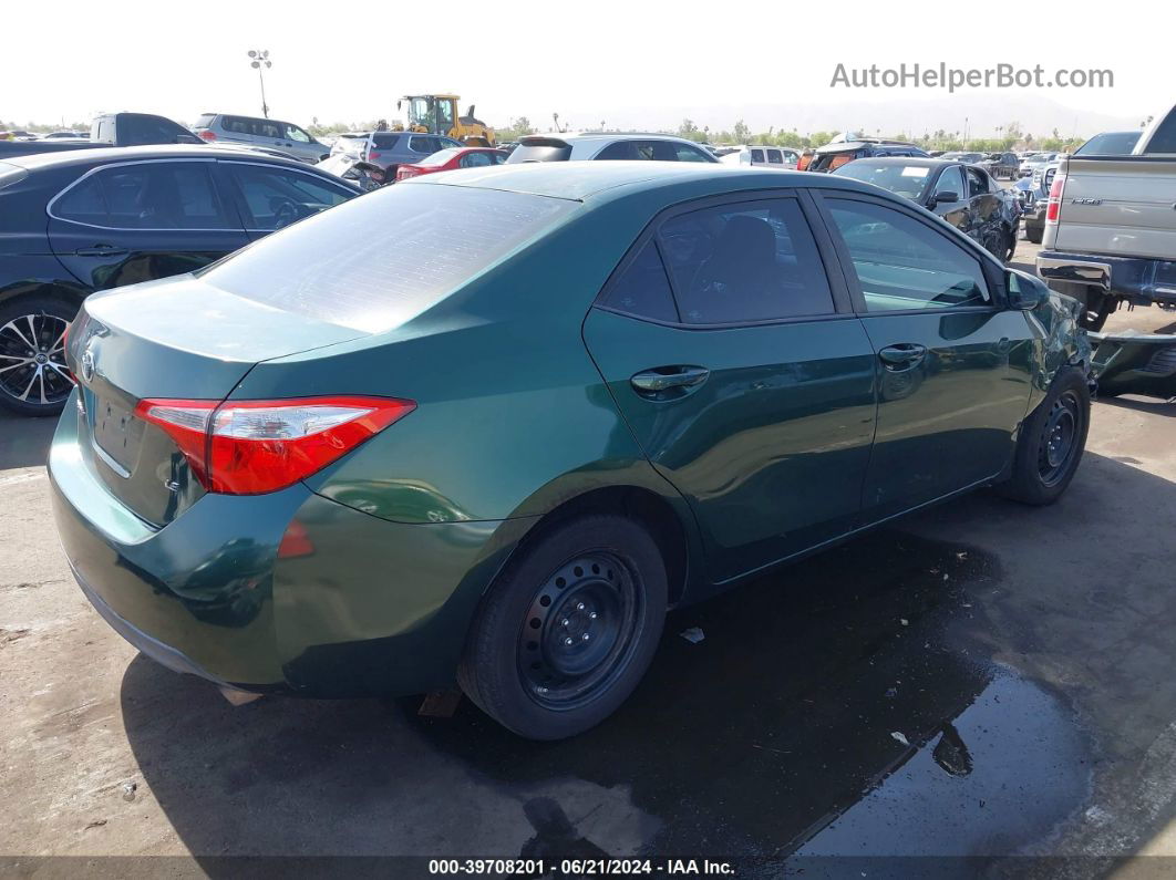 2015 Toyota Corolla Le Green vin: 5YFBURHE7FP323476