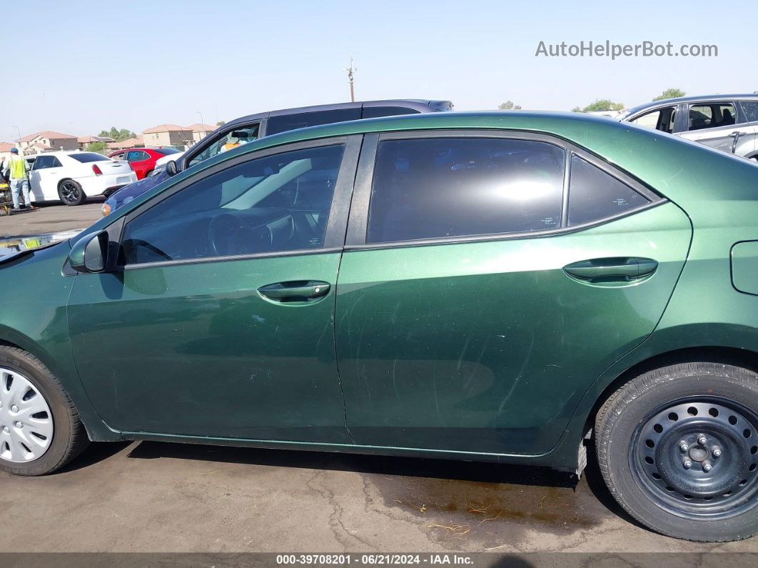 2015 Toyota Corolla Le Green vin: 5YFBURHE7FP323476