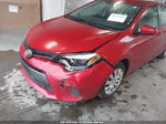 2015 Toyota Corolla Le Red vin: 5YFBURHE7FP328029