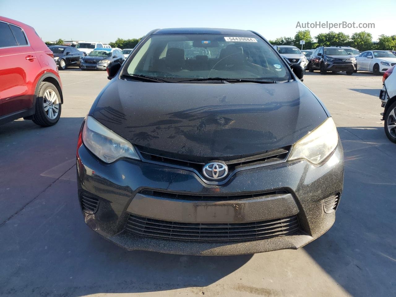 2015 Toyota Corolla L Черный vin: 5YFBURHE7FP330590