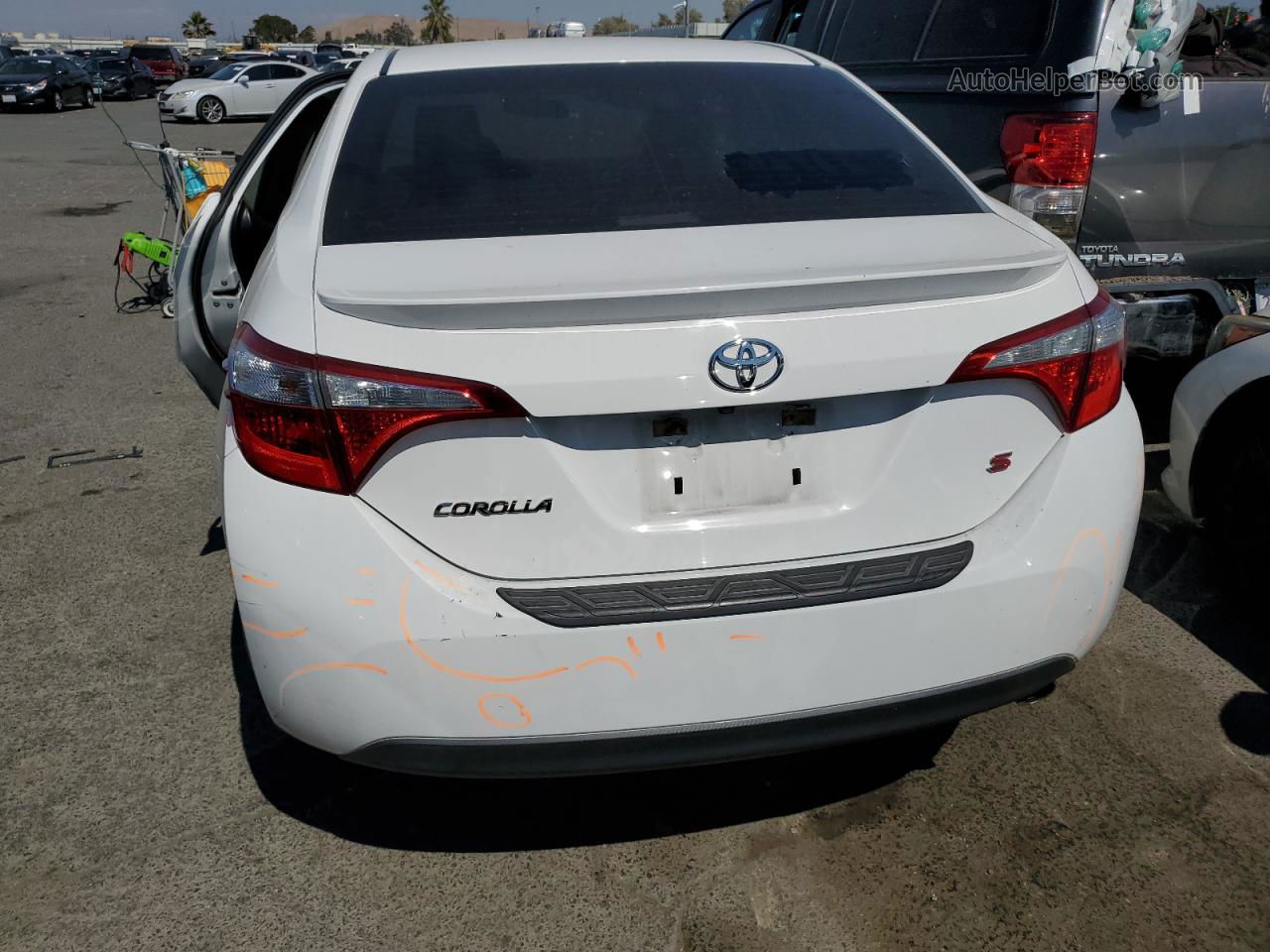 2015 Toyota Corolla L White vin: 5YFBURHE7FP336860